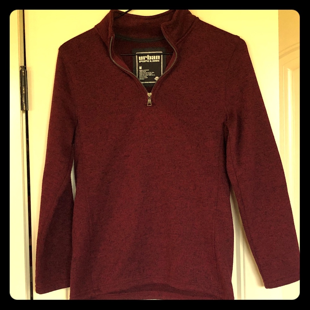 Urban Pipeline fleece zip up sweater